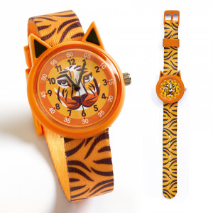 DJECO Rokas pulkstenis - Tīģeris, DD00425 | KIDO.LV