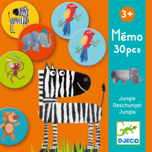 DJECO Memo – Džungļi (30 gab.), DJ08159 | KIDO.LV