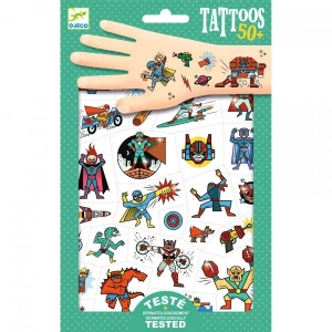 DJECO Tetovējumi – Supervaroņi, DJ09614 | KIDO.LV