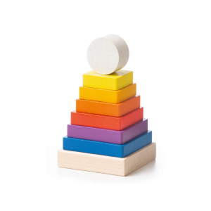 Cubika koka piramīda | KIDO.LV