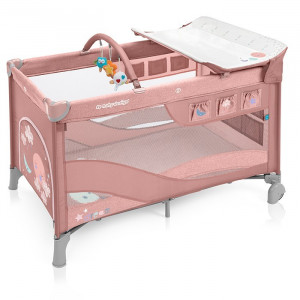 Baby Design ceļojuma gulta DREAM NEW 08 PINK | KIDO.LV