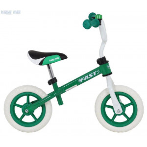 BABY MIX Līdzsvara velosipēds FAST 10", green | KIDO.LV