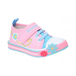 American Club kedas meitenēm FLOWER, Pink | KIDO.LV