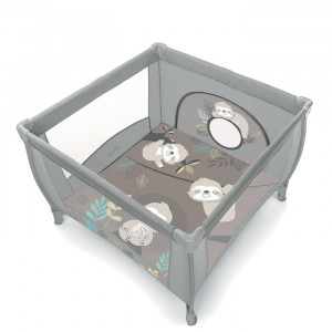 Baby Design ceļojuma gulta manēža PLAY 07/20 LIGHT GRAY | KIDO.LV