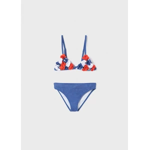 MAYORAL Bikini peldkostīms ar ziediem, Indigo | KIDO.LV