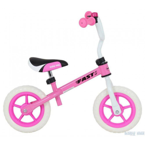 BABY MIX Līdzsvara velosipēds FAST 10", pink 