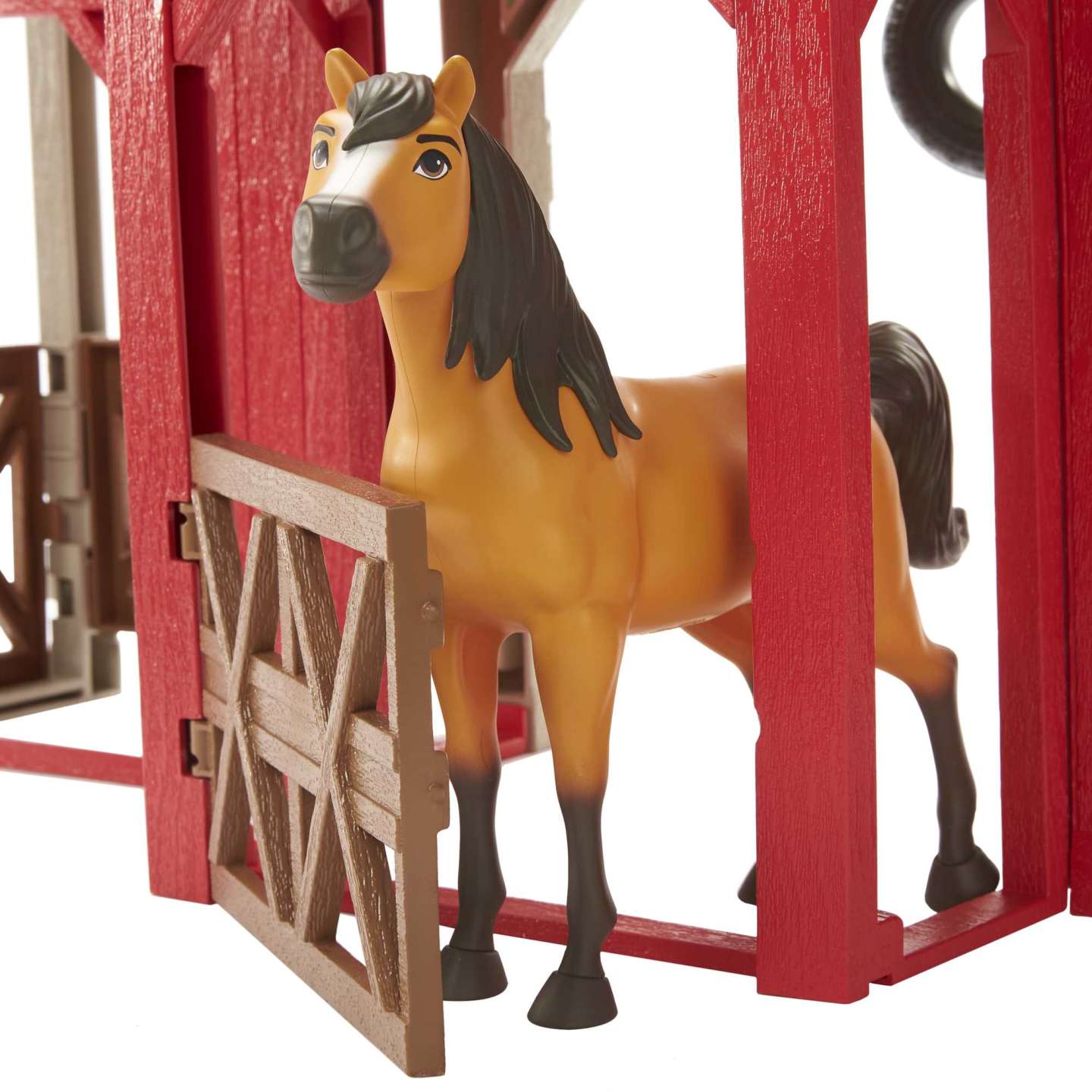 SPIRIT Zirgs ar stalli un aksesuāriem, HBP29 