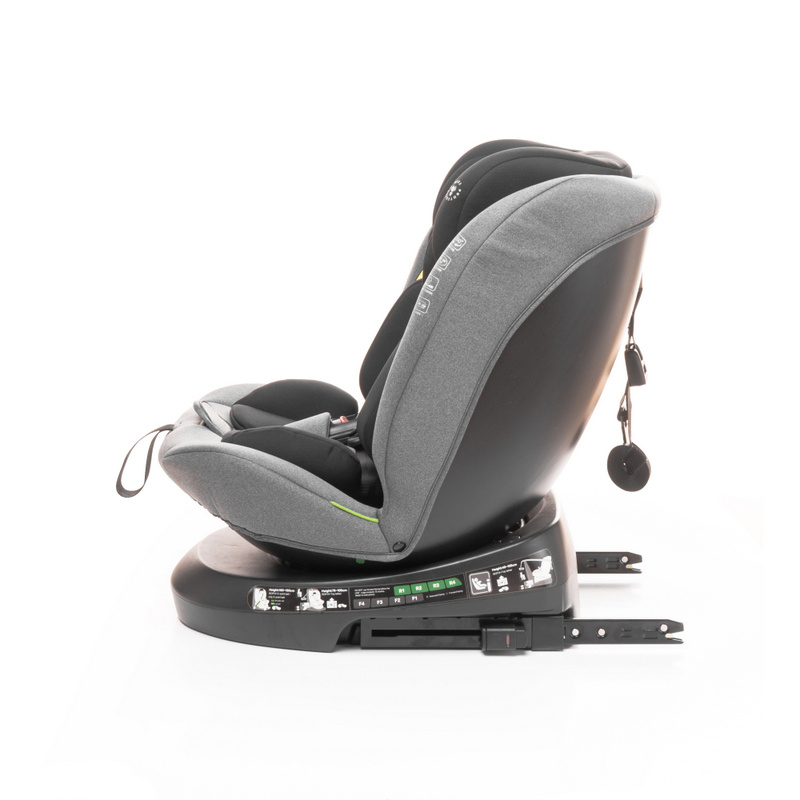 4 BABY Autokrēsls MATT-FIX 0-36 kg, Grey