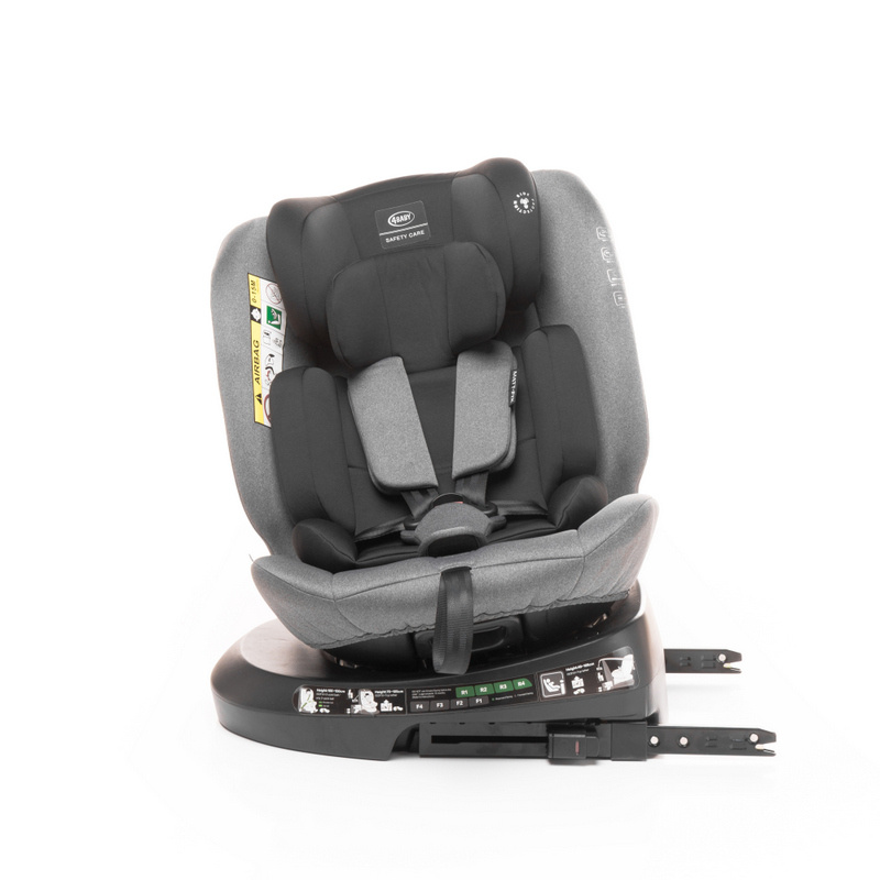 4 BABY Autokrēsls MATT-FIX 0-36 kg, Grey