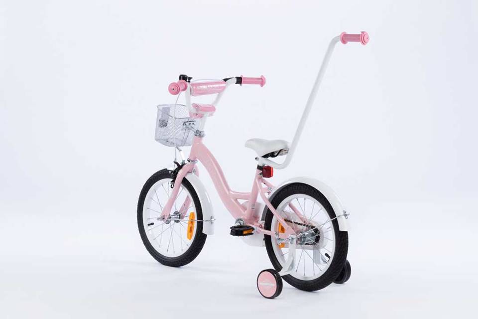 TOMABIKE velosipēds bērniem PLATINUM Light Pink, 16"collas 
