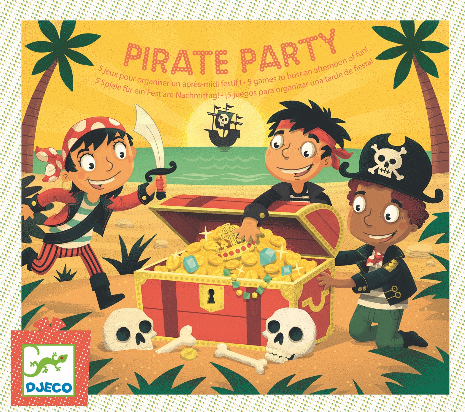 DJECO Viesību spēle - Pirātu ballīte, DJ02095 