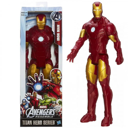 HASBRO Marvel Avengers Titan Hero - Iron Man 3 figūra, 4+ gadi 
