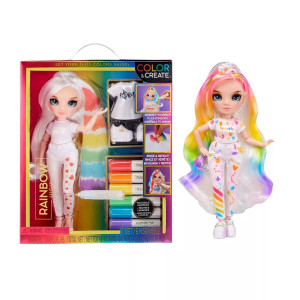 Rainbow High Color & Create Diy Fashion Doll - Blue Eyes | KIDO.LV