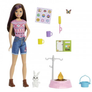 Barbie Lelle ar dzīvnieku - Camping set | KIDO.LV