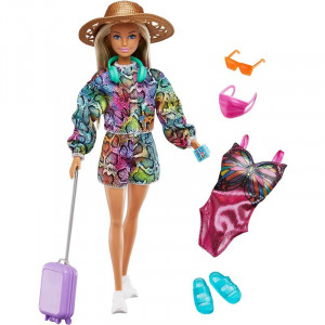 Barbie Lelle ar aksesuāriem - Holiday set | KIDO.LV