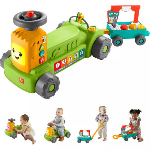 Fisher Price aktivitāšu rotaļlieta - traktors -  4-in-1 "Farm To Market Tractor" | KIDO.LV
