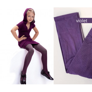 AGATKA viskozes zeķubikses meitenēm, Violet, 122-128 cm | KIDO.LV