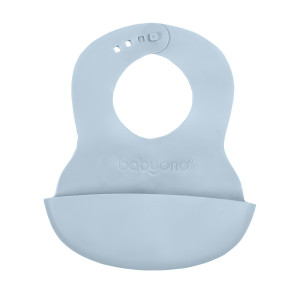 Baby Ono mīksta silikona lacīte ar regulējamu aizdari, 835, light blue | KIDO.LV