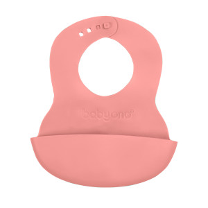 Baby Ono mīksta silikona lacīte ar regulējamu aizdari, 835, pink | KIDO.LV