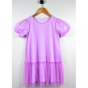 ATUT Violeta tilla kleita ar īsām dekoratīvām piedurknēm, 0239 | KIDO.LV