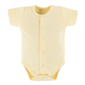 EEVI Dzeltens bodijs ar aizdari priekšpusē "CUTE" | KIDO.LV
