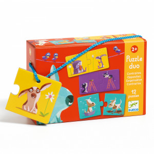 DJECO Divdaļīgā puzle – Pretstati, DJ08162 | KIDO.LV