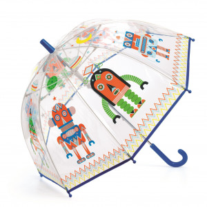 DJECO Bērnu lietussargs - Roboti, DD04806 | KIDO.LV