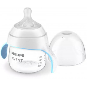 Philips Avent Natural Response mācību krūzīte 150 ml, vidējas plūsmas knupītis 4m+, SCF263/61 | KIDO.LV