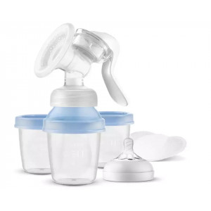 Philips Avent Manuālais krūts pumpis Lotus ar trauciņiem+adapteris, SCF430/13 | KIDO.LV