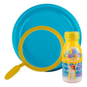 TUBAN Komplekts - 250 ml ziepju burbuļi + šķīvis +  plastmasas riņķis, TU3635 | KIDO.LV