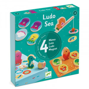 DJECO Spēļu komplekts - Ludo Jūra, DJ01623 | KIDO.LV