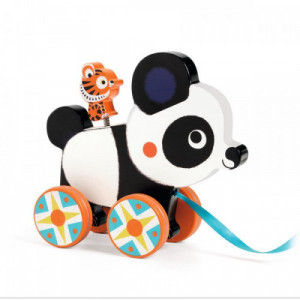 DJECO Velkamā rotaļlieta - Panda Billijs, DJ06249 | KIDO.LV