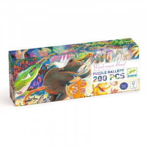 DJECO Puzle - Mūzikas ansamblis mežā (200 gab.), DJ07682 | KIDO.LV