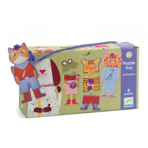 DJECO Trīsdaļīgās puzles – Orķestris, DJ08229 | KIDO.LV