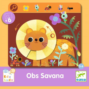 DJECO Izglītojoša spēle - Savannas izpēte, DJ08234 | KIDO.LV