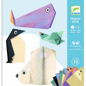 DJECO Origami – Ziemeļu dzīvnieki, DJ08777 | KIDO.LV