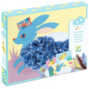 DJECO Kolāžas ar vilnu un Velcro® - Ar cepurēmi, DJ09127 | KIDO.LV