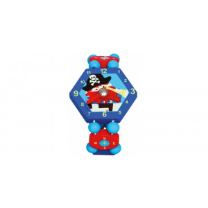 BINO Koka rotaļu pulkstenītis, Pirāts | KIDO.LV