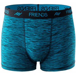 Zēnu bokseršorti FRIENDS bez sānu vīlēm, petrol blue | KIDO.LV