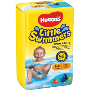 HUGGIES Little Swimmer autiņbiksītes peldēšanai 12gb. 12-18 kg | KIDO.LV
