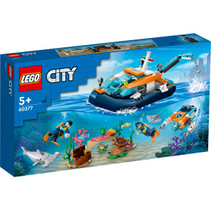 LEGO CITY Pētnieku niršanas kuģis 60377 | KIDO.LV