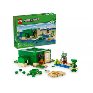 LEGO Minecraft Bruņurupuču pludmales māja 21254 | KIDO.LV