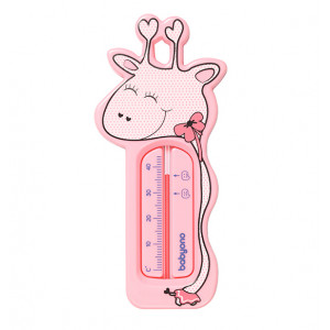 Baby Ono vannas termometrs - Žirafīte, rozā, 775/01 | KIDO.LV