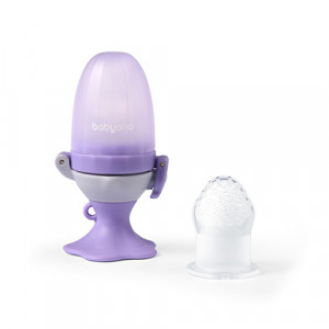 Baby Ono silikona pārtikas padevējs Flower, violets, 6+mēn. | KIDO.LV