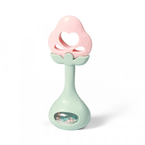 Baby Ono Grabulītis ar zobgrauzi STRAWBERRY, 499/03 | KIDO.LV
