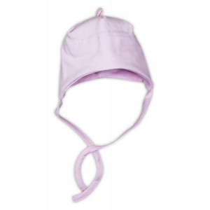 NICOLA Dubulta kokvilnas zīdaiņu cepurīte sasienama, 48, rozā | KIDO.LV