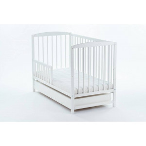 Drewex bērnu gultiņa LULAYA DELUX - 2 in 1, balta | KIDO.LV