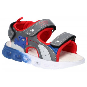 American Club Vieglas sandales ar gaismiņām zēniem, RL146/24, Grey | KIDO.LV