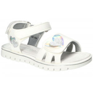 American Club Mirdzošas sandales ar sirsniņu meitenēm, XD154, White | KIDO.LV