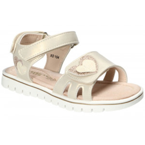 American Club Mirdzošas sandales ar sirsniņu meitenēm, XD154, Beige | KIDO.LV